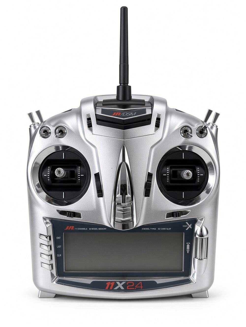 JR Propo DSM 11X 2.4GHz DSMX RC Transmitter 11-Channel Tested Working